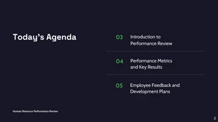 HR Performance Review Presentation - Page 2