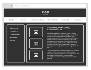 Free  Template: Online Website Wireframe Template