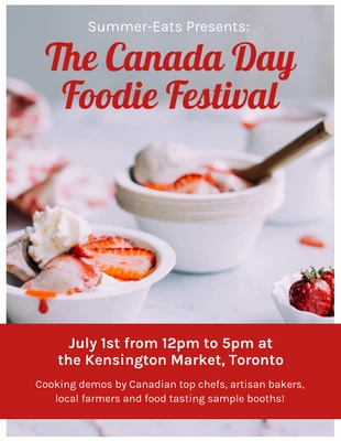 premium  Template: Canada Day Flyer Template