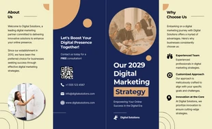 business  Template: Digital Marketing Strategy Brochure Template