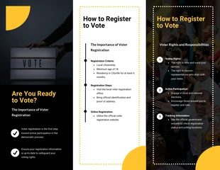 Voter Registration Information Brochure - Page 2