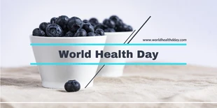 Free  Template: Nutrition World Health Day Twitter Post