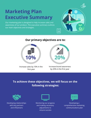 Free  Template: Marketing Plan Executive Summary Example Template