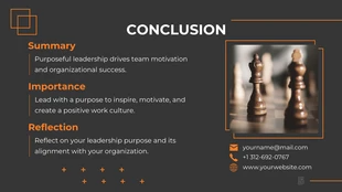 White Black Orange Modern Leadership Presentation - Page 5