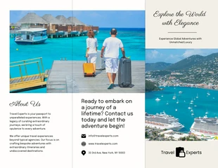 business  Template: Luxury Travel and Tours Brochure Template