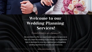 Black Luxury Wedding Presentation - Page 2