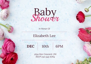 business  Template: Baby Shower Invitation