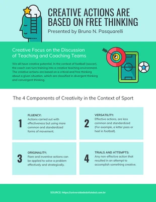 business  Template: Teaching Creativity In Sports Infographic Template