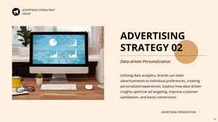 Minimalist Brown and Black Advertising Presentation - Page 4