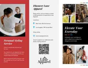 premium  Template: Fashion Product Tri-fold Brochure Template