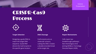 Purple Minimalist Modern Simple Science Presentation - Page 3