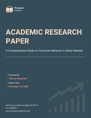 business  Template: Academic Research Paper Report Template