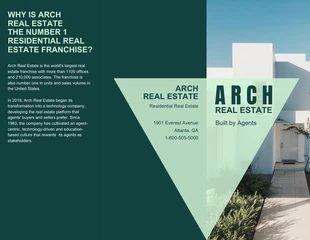 premium  Template: Arch Real Estate Tri Fold Brochure Template