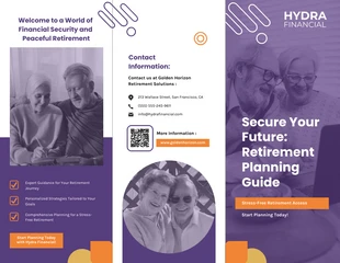 premium interactive Template: Retirement Planning Brochure Template