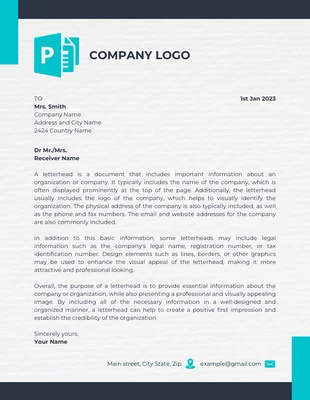 Free  Template: White Modern Paper Texture Graphic Design Letterhead Template