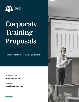 business  Template: Simple Corporate Training Proposal Template