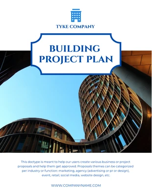 Free  Template: Building Project Plan Template