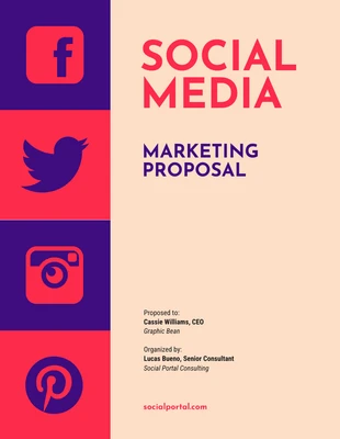 premium  Template: Social Media Consulting Proposal Template