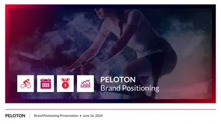 business  Template: Peloton Pitch Deck Presentation Template