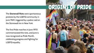 Colorful Green and Orange Pride Month Trivia Presentation - Page 3