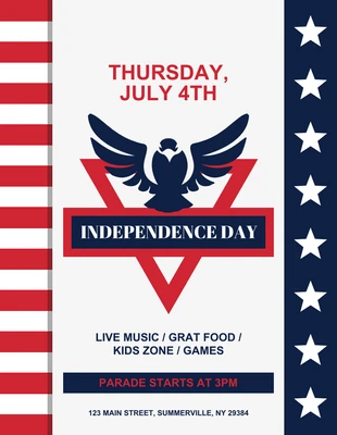 premium  Template: American Independence Day Flyer Template