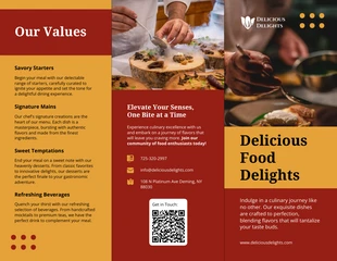 business interactive Template: Food Brochures Template