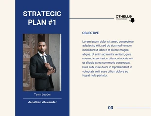 Navy Blue Modern Simple Strategic Plan Presentation - Page 4