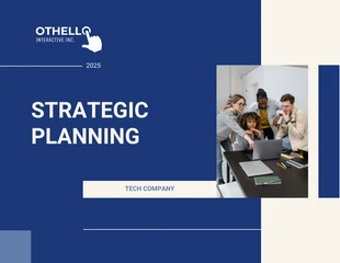 Free  Template: Simple Strategic Plan Presentation