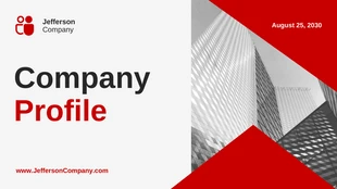 business  Template: Company Profile Presentation Template