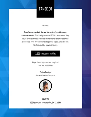 premium  Template: Simple Gradient Business Email Newsletter Template