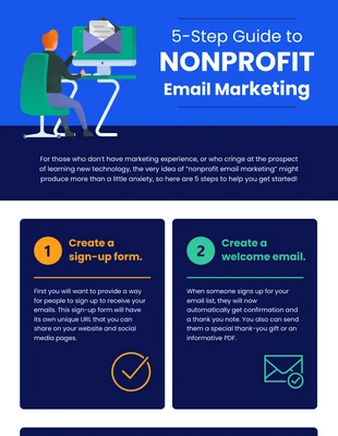 premium  Template: Nonprofit Email Marketing Infographic Template