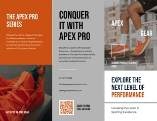 premium interactive Template: Sporting Equipment Launch Brochure Template