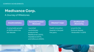 Emerald Green Purple Clean Medical Presentation - Page 2