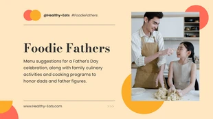 premium  Template: Round Father's Day Presentation Template