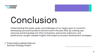 White Purple and Green Minimalist User Persona Presentation - Page 5