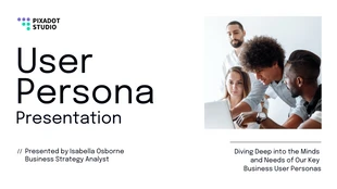 Free  Template: User Persona Presentation Template