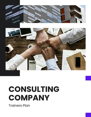 Free  Template: Consulting Company Training Plan Template