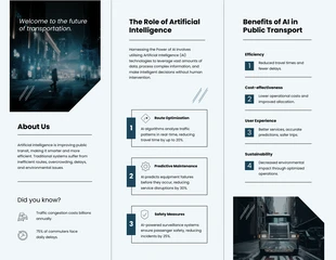 AI for Public Transportation Systems C Fold Brochure - Page 2