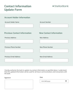 Free interactive Template: Modern Dark Green Banking Form