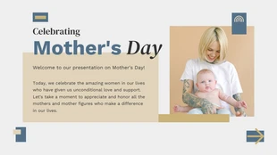 Free  Template: Gallery Mother's Day Presentation Template