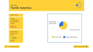 Yellow and Blue Visual Charts Presentation - Page 2