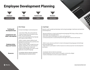 premium  Template: Employee Development Planning Template