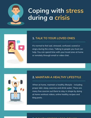 premium  Template: Stress Management Infographic Template