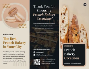 premium  Template: Bakery Creations Brochure Template