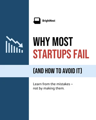 premium accessible Template: Startup Business Survival LinkedIn Carousel Template