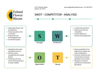 premium  Template: SWOT Competitor Analysis Template