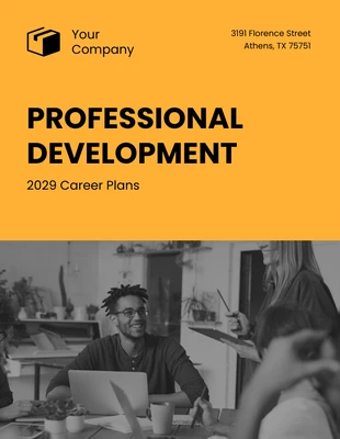 Free  Template: Professional Development Plan Template