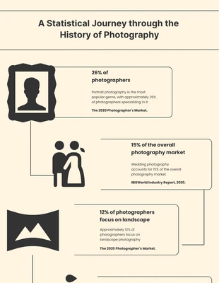 Free  Template: History of Photography Infographic Template