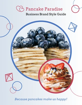 Free  Template: Restaurant Brand Book Guide eBook Template