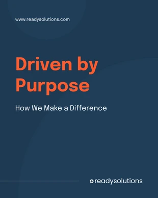 premium  Template: Brand Purpose LinkedIn Carousel Social Media Template